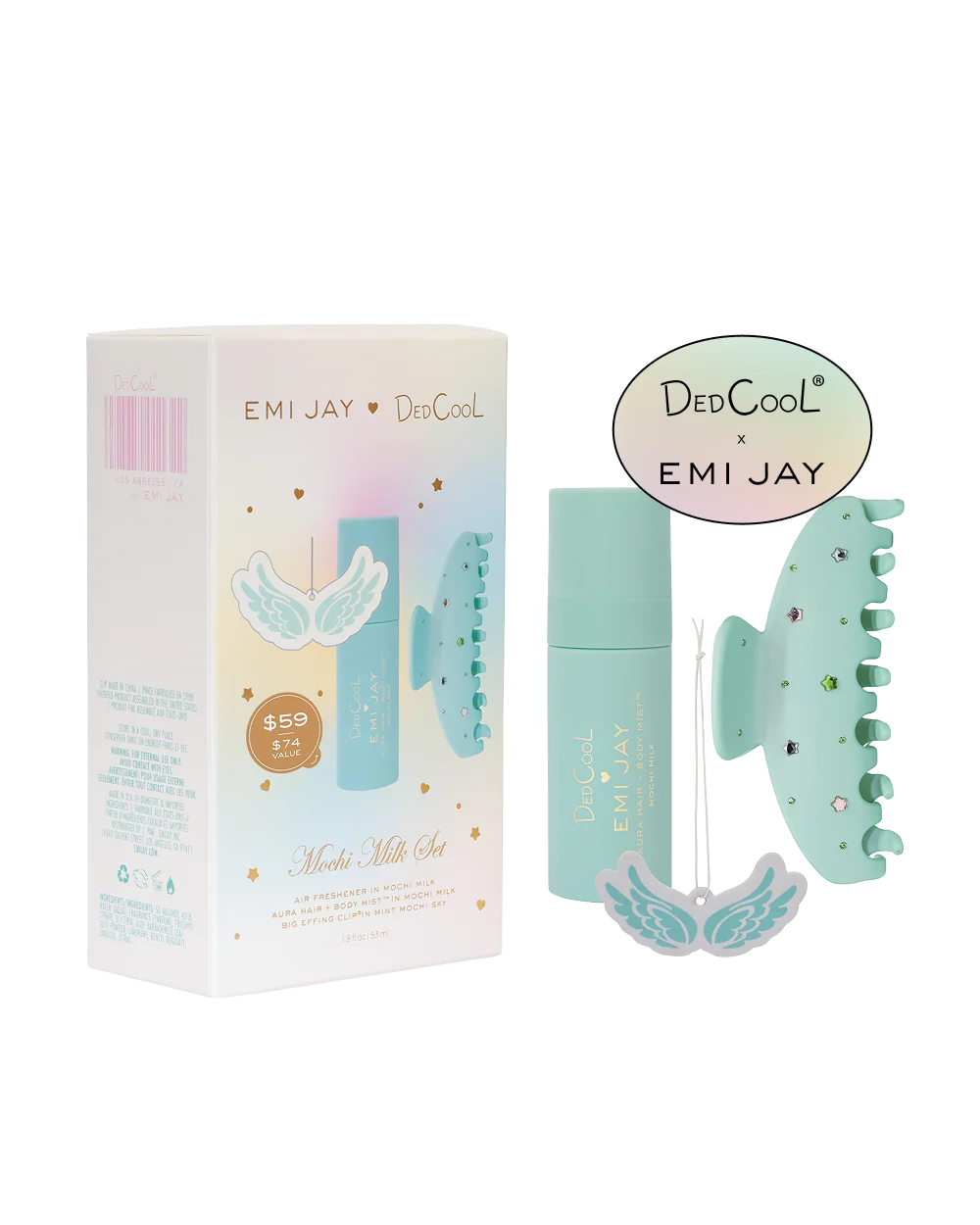 DedCool X Emi Jay Gift Set In Mint Mochi Sky