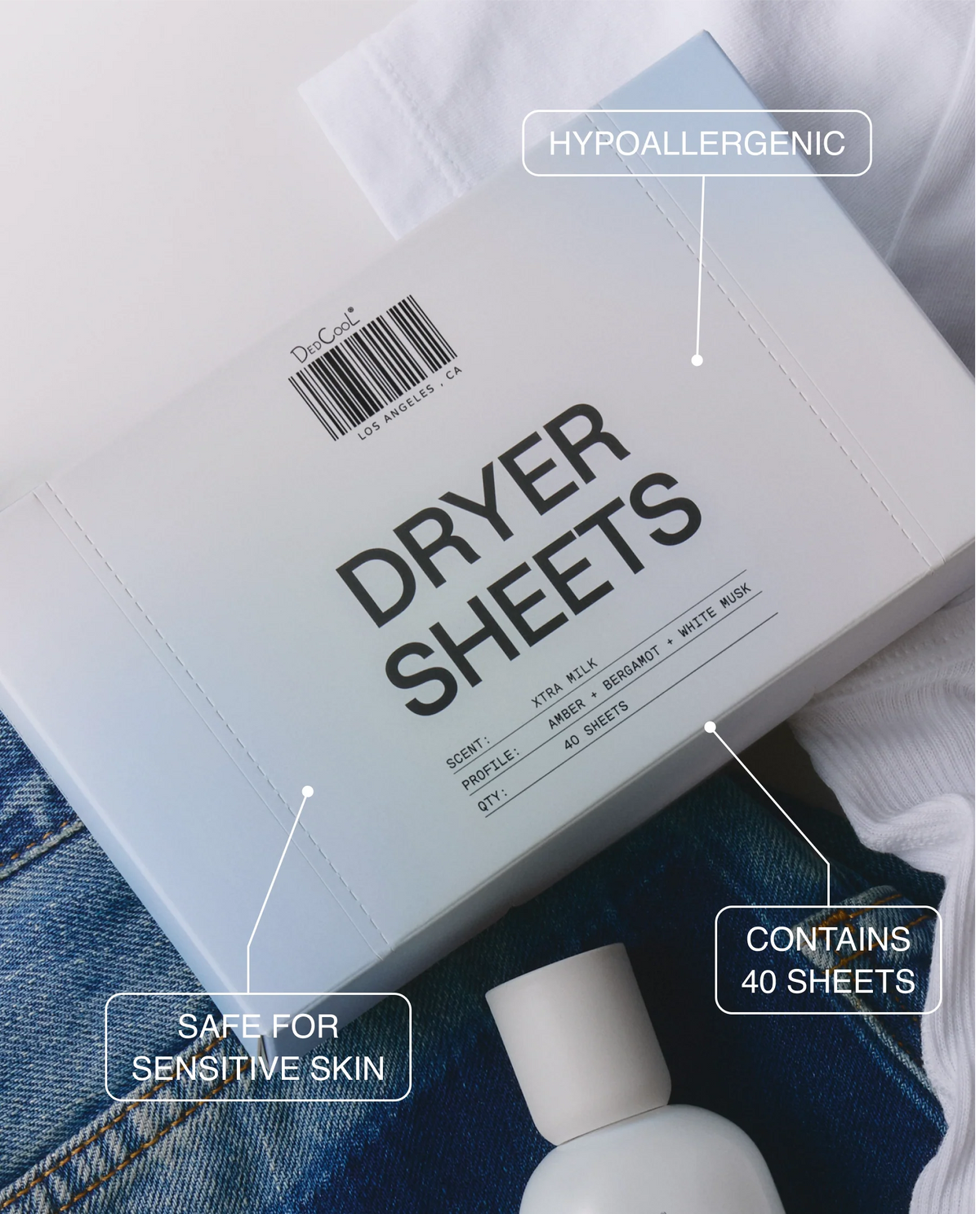 Dryer Sheets in Xtra Milk