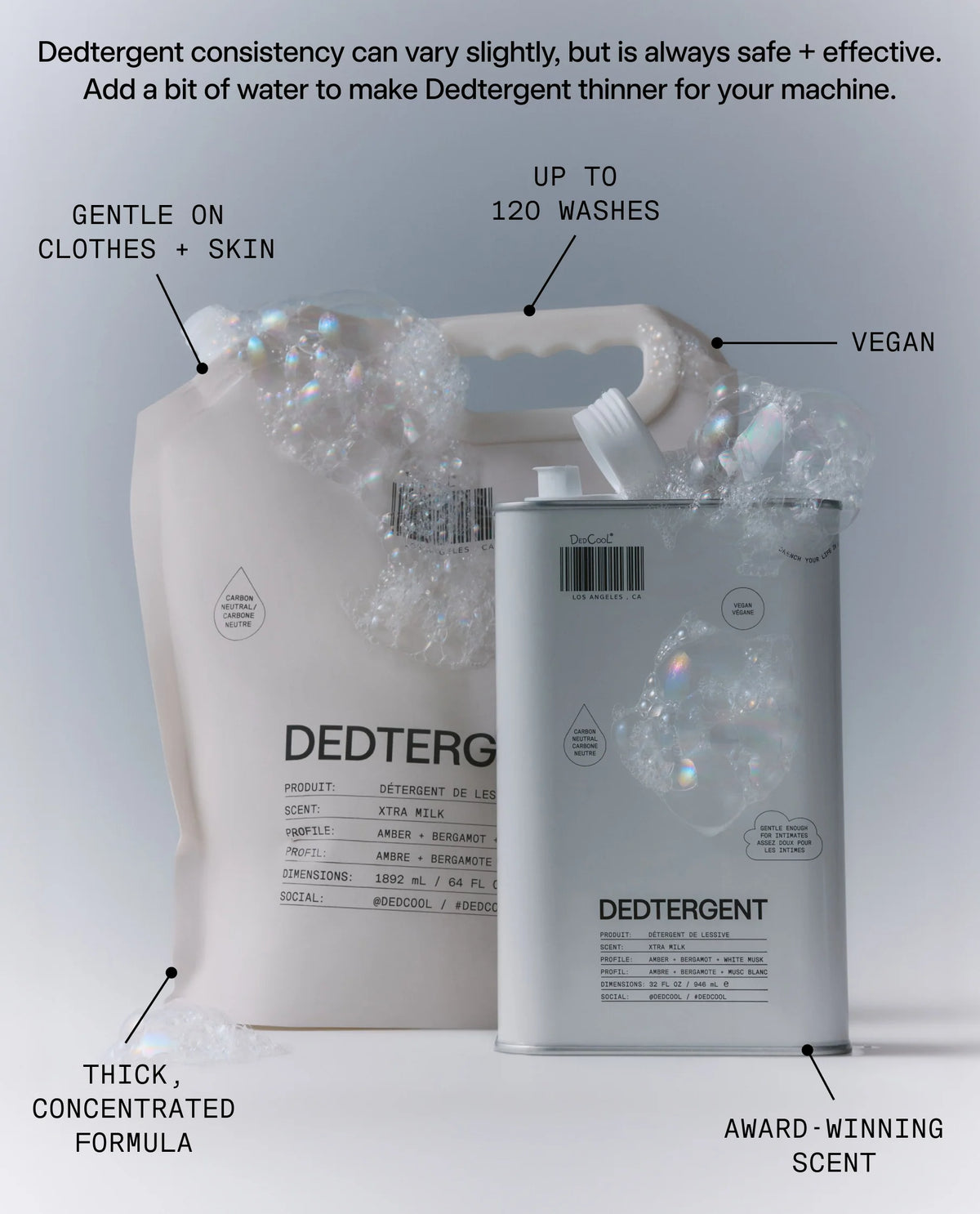 Dedtergent Refill Xtra Milk