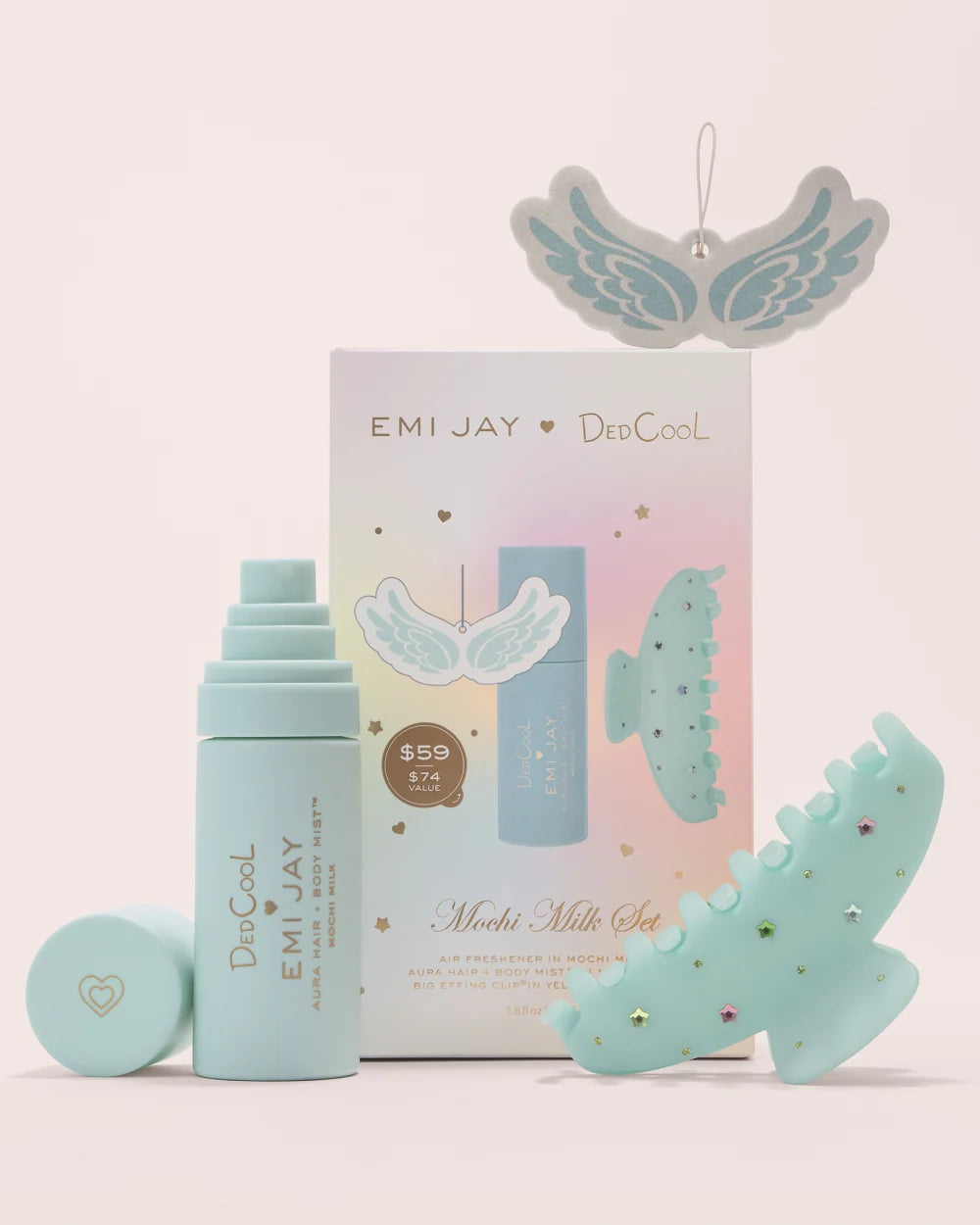 DedCool X Emi Jay Gift Set In Mint Mochi Sky